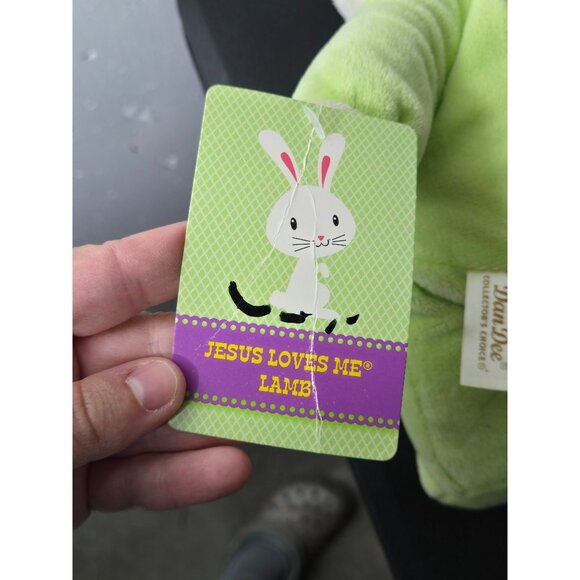 2016 Dandee Jesus Loves Me Singing Lamb Plush Stuffed Animal Toy Plushie WORKS - Picture 4 of 10